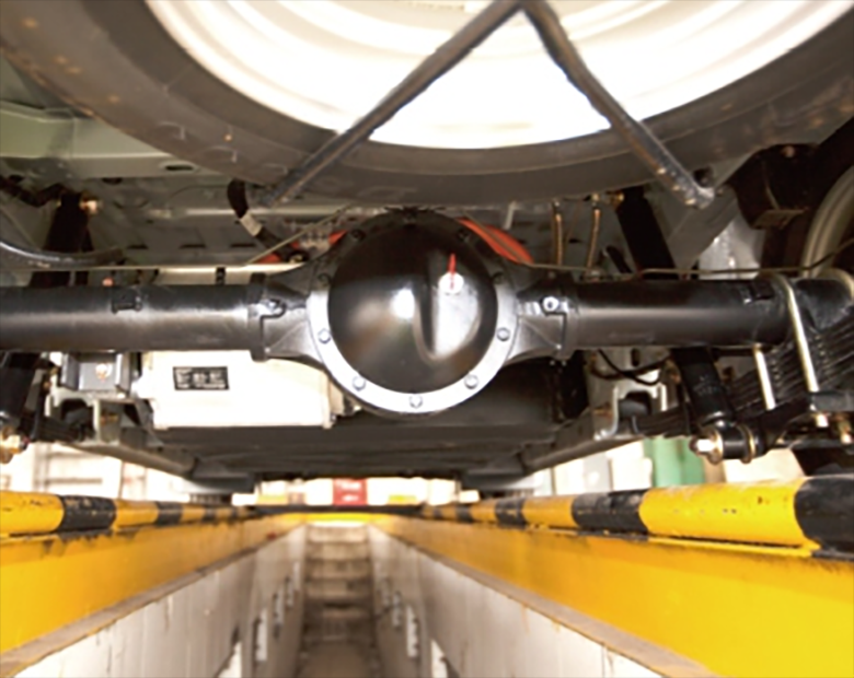 Brand rear axle